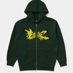 Bene Culture Cult Works Zip Green Hoodie