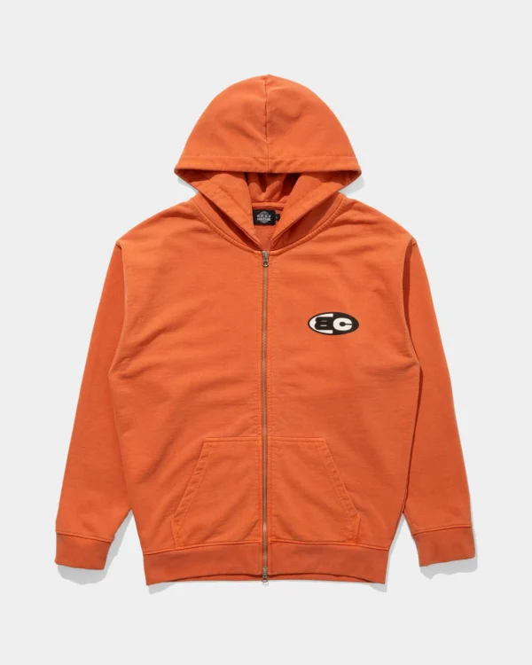 Bene Culture Cult Zip Orange Hoodie