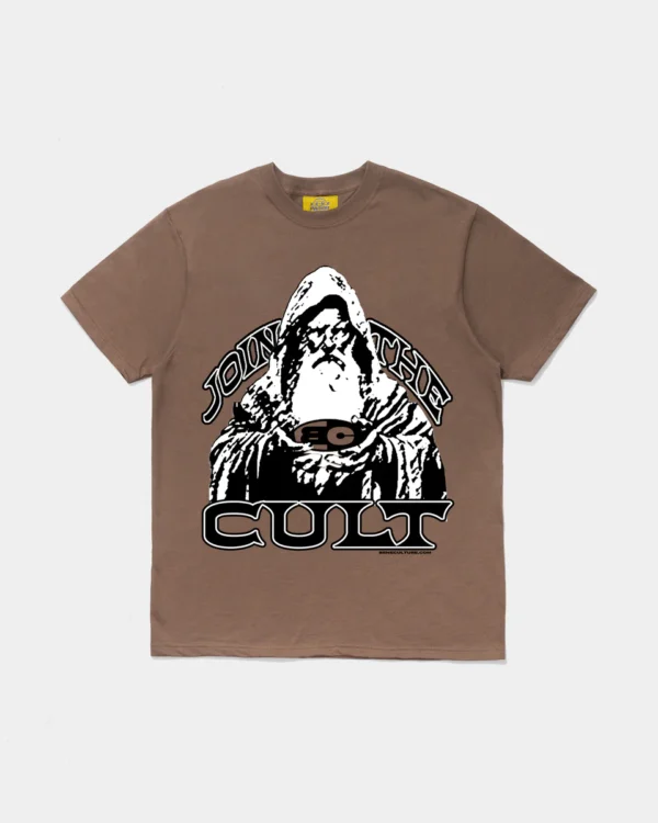 Bene Culture Join the Cult Brown T-Shirt