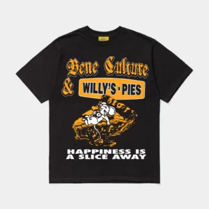 Bene Culture Willys Pies Black T-Shirt